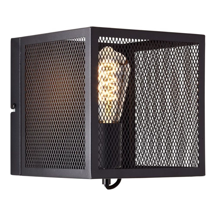 Brilliant - Applique murale MAZE 1xE27/40W/230V noir