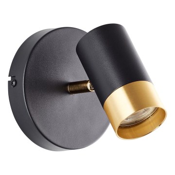Brilliant - Applique murale spot LED VIGOLO 1xGU10/5W/230V noir/doré