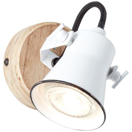 Brilliant - Applique murale spot SEED 1xGU10/5W/230V blanc/beige