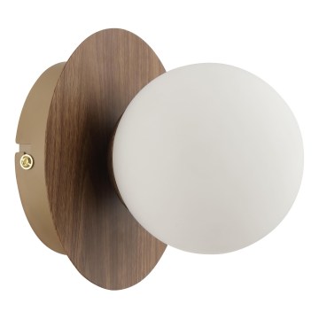 Brilliant - Applique murale STUART 1xG9/10W/230V marron