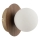 Brilliant - Applique murale STUART 1xG9/10W/230V marron