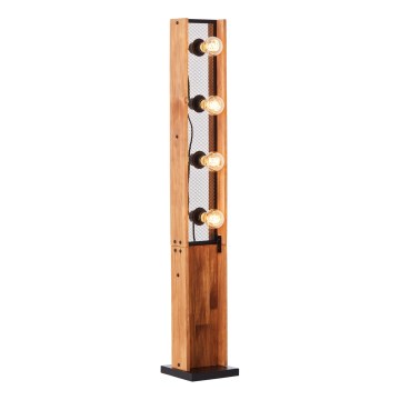 Brilliant - Lampadaire CALANDRA 4xE27/42W/230V en pin