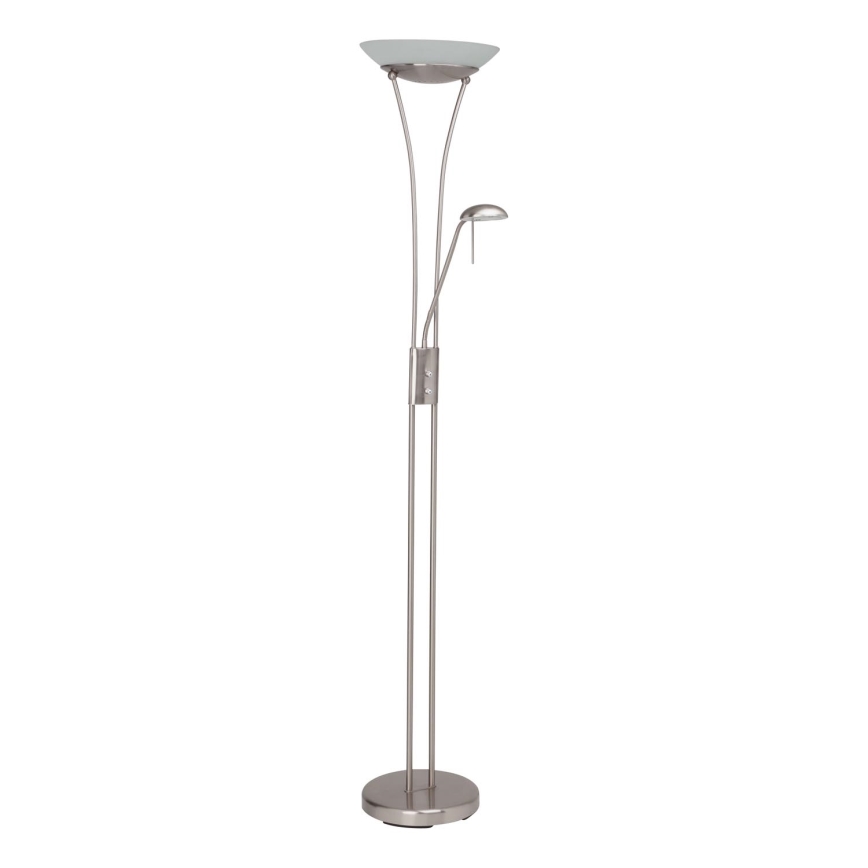 Brilliant - Lampadaire LED dimmable FINN 2xLED/13W/230V chrome mat