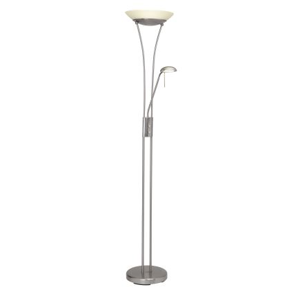 Brilliant - Lampadaire LED dimmable FINN 2xLED/13W/230V chrome mat