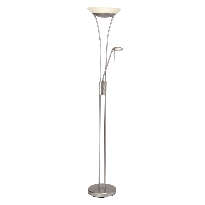 Brilliant - Lampadaire LED dimmable FINN 2xLED/13W/230V chrome mat