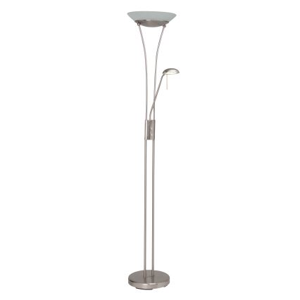 Brilliant - Lampadaire LED dimmable FINN 2xLED/13W/230V chrome mat