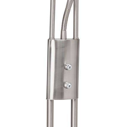 Brilliant - Lampadaire LED dimmable FINN 2xLED/13W/230V chrome mat