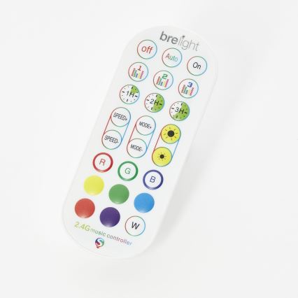 Brilliant - Lampadaire RGBW à intensité variable NEELE LED/6,5W/230V blanc + Télécommande