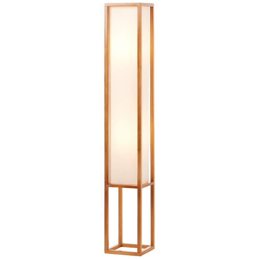 Brilliant - Lampadaire SEASIDE 2xE27/40W/230V blanc/marron