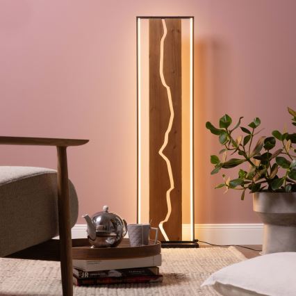 Brilliant - Lampadaire sur pied LED THUNDER LED/18W/230V en pin