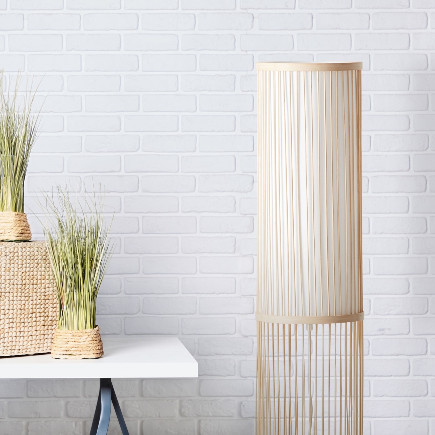 Brilliant - Lampadaire sur pied NORI 1xE27/40W/230V bambou