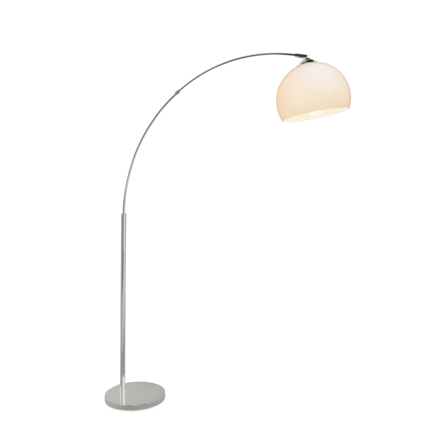 Brilliant - Lampadaire VESSA 1xE27/60W/230V chrome brillant/blanc