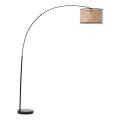 Brilliant - Lampadaire WILEY 1xE27/60W/230V noir/beige