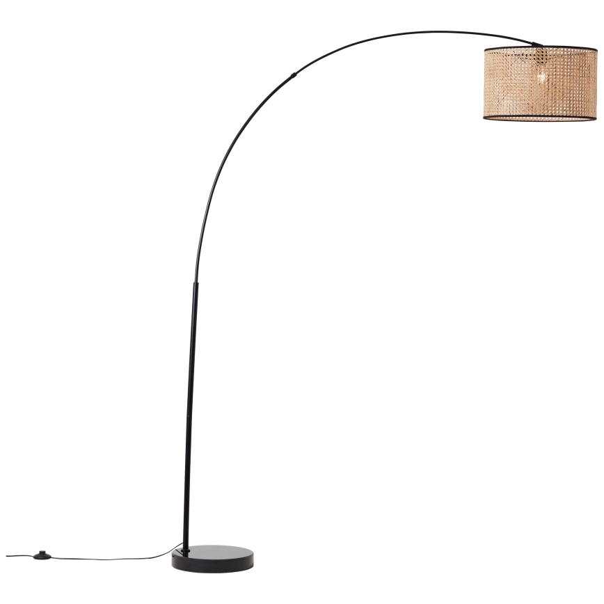 Brilliant - Lampadaire WILEY 1xE27/60W/230V noir/beige