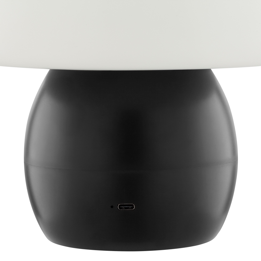 Brilliant - Lampe de table LED tactile rechargeable et dimmable DUPIS LED/2W/5V 2700K 1800 mAh noire
