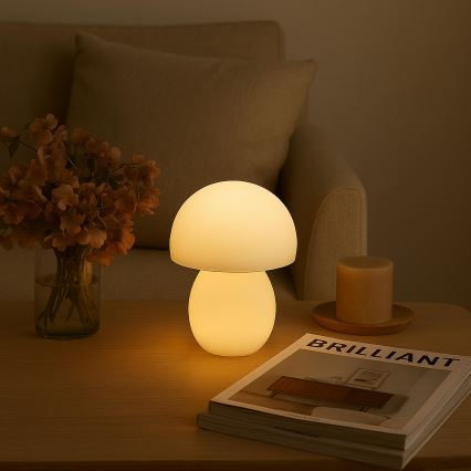 Brilliant - LED Lampe de table tactile rechargeable et dimmable DUPIS LED/2W/5V 2700K 1800 mAh blanche