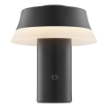 Brilliant - Lampe de bureau tactile, rechargeable et dimmable KINICH LED/2,5W/5V 2700K 2600 mAh noire