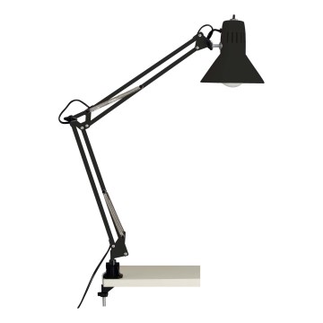 Brilliant - Lampe de table à pince HOBBY 1xE27/40W/230V noire
