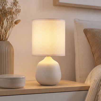 Brilliant - Lampe de table AUREA 1xE14/20W/230V blanche