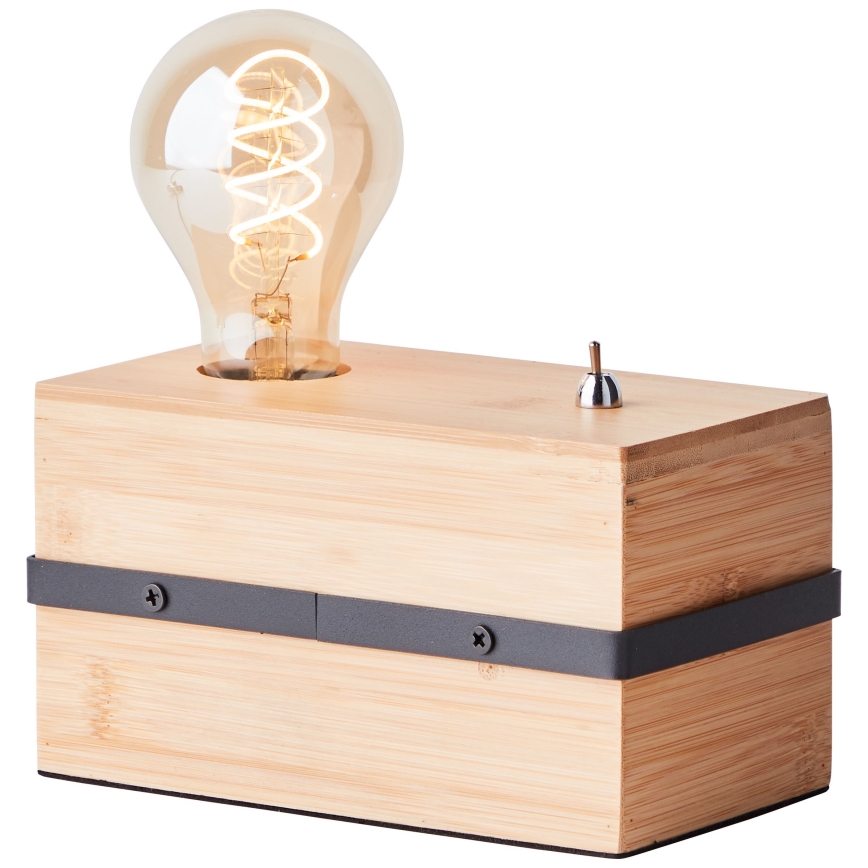 Brilliant - Lampe de table BENNY 1xE27/40W/230V bambou