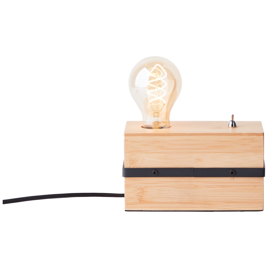 Brilliant - Lampe de table BENNY 1xE27/40W/230V bambou