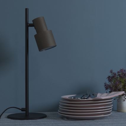 Brilliant - Lampe de table CADIZ 1xGU10/10W/230V bronze