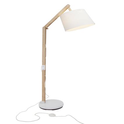 Brilliant - Lampe de table CARLYN 1xE27/60W/230V beige/blanche