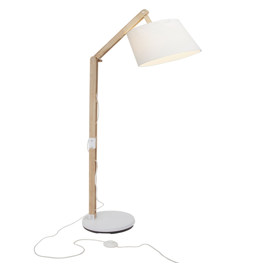Brilliant - Lampe de table CARLYN 1xE27/60W/230V beige/blanche