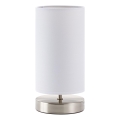 Brilliant - Lampe de table CLARIE 1xE14/40W/230V chrome mat/blanc