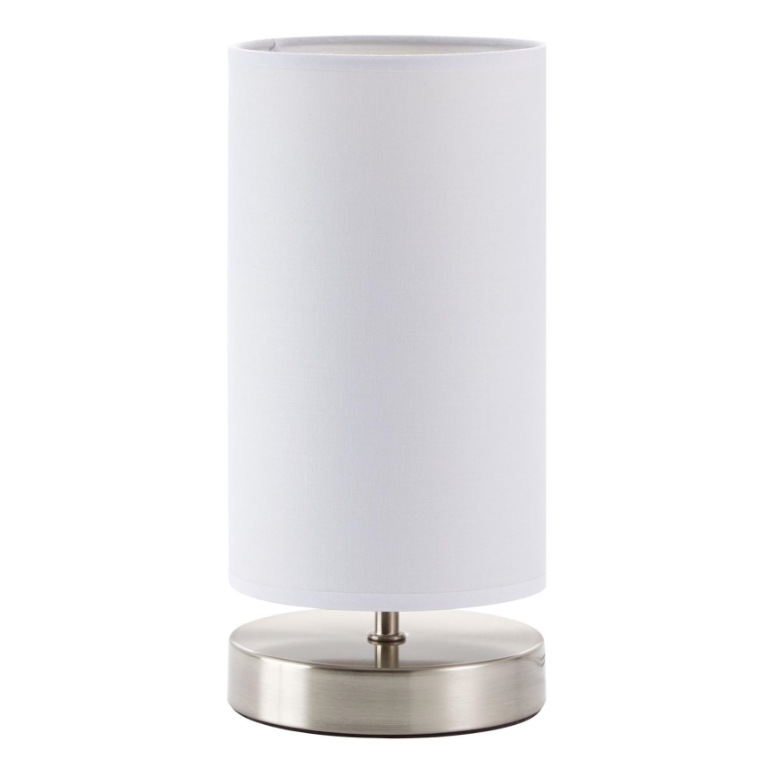 Brilliant - Lampe de table CLARIE 1xE14/40W/230V chrome mat/blanc