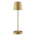 Brilliant - Lampe de table d'extérieur LED tactile dimmable et rechargeable ELORA LED/2,5W/5V 2700K 2600 mAh IP44 dorée
