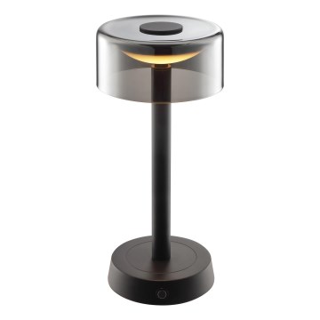 Brilliant - Lampe de table d'extérieur tactile, rechargeable et dimmable RAZOR LED/2,5W/5V 2700K 2600 mAh IP44 noir