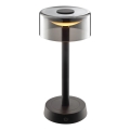 Brilliant - Lampe de table d'extérieur tactile rechargeable LED dimmable RAZOR LED/2,5W/5V 2700K 2600 mAh IP44 noire