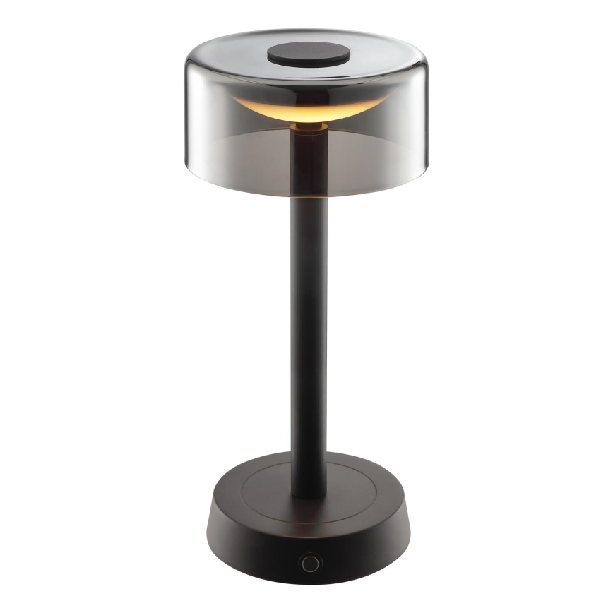 Brilliant - Lampe de table d'extérieur tactile rechargeable LED dimmable RAZOR LED/2,5W/5V 2700K 2600 mAh IP44 noire