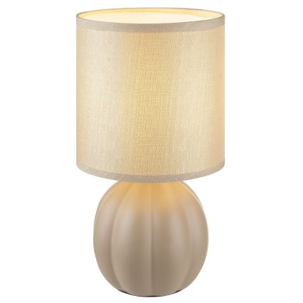 Brilliant - Lampe de table DUNE 1xE14/20W/230V beige