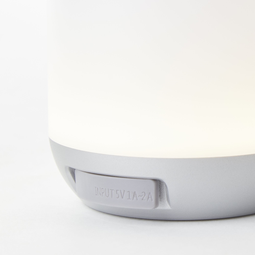 Brilliant - Lampe de table extérieure à intensité variable GEMMA LED/1,9W/5V IP44 blanc
