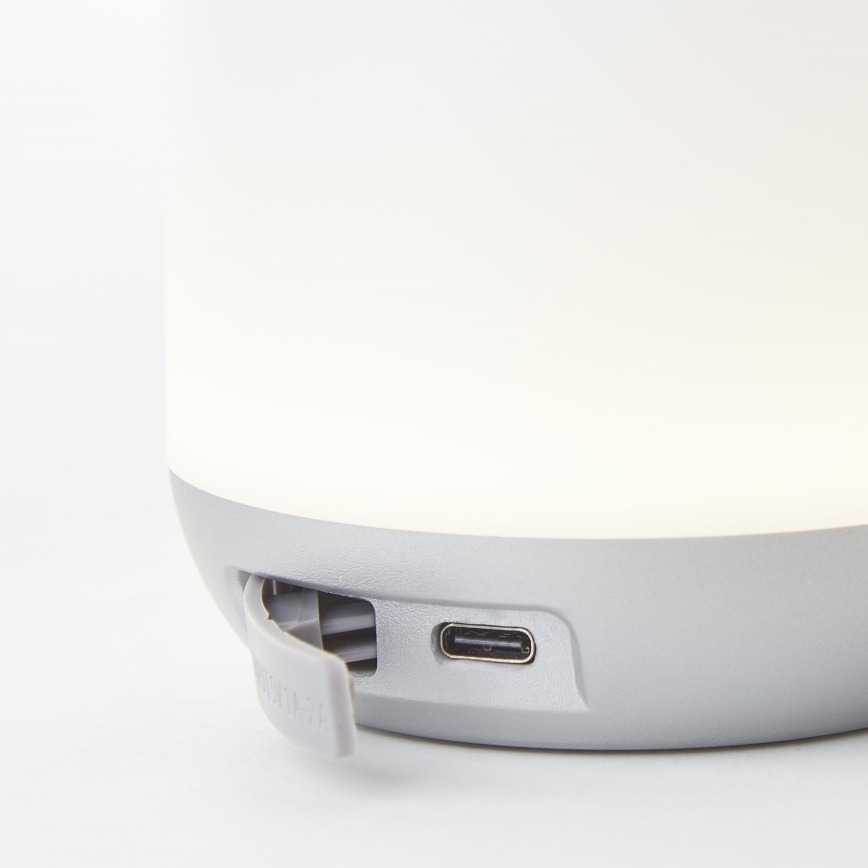 Brilliant - Lampe de table extérieure à intensité variable GEMMA LED/1,9W/5V IP44 blanc