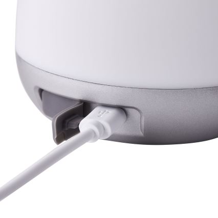 Brilliant - Lampe de table extérieure à intensité variable GEMMA LED/1,9W/5V IP44 blanc