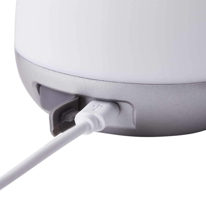 Brilliant - Lampe de table extérieure à intensité variable GEMMA LED/1,9W/5V IP44 blanc