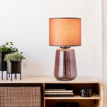 Brilliant - Lampe de table HYDRA 1xE27/60W/230V rose