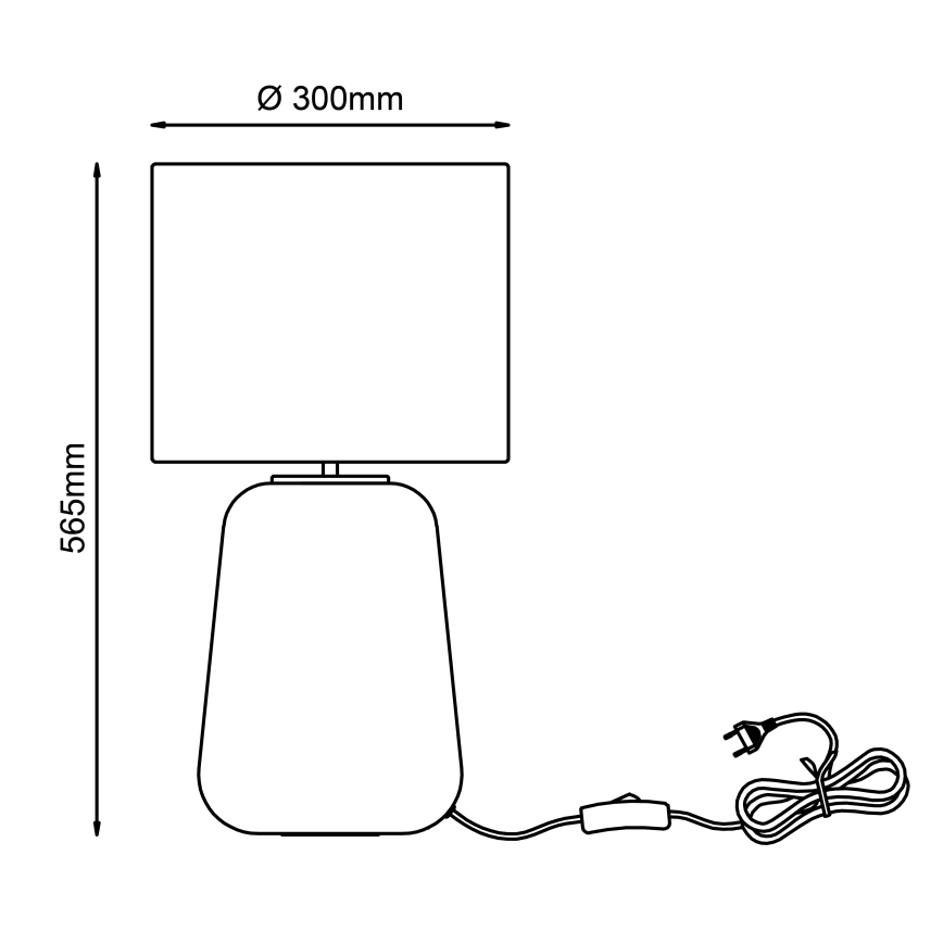 Brilliant - Lampe de table HYDRA 1xE27/60W/230V rose
