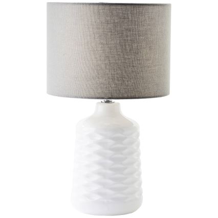 Brilliant - Lampe de table ILYSA 1xE14/40W/230V blanche/grise