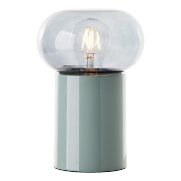 Brilliant - Lampe de table KNUT 1xE27/25W/230V vert/transparent