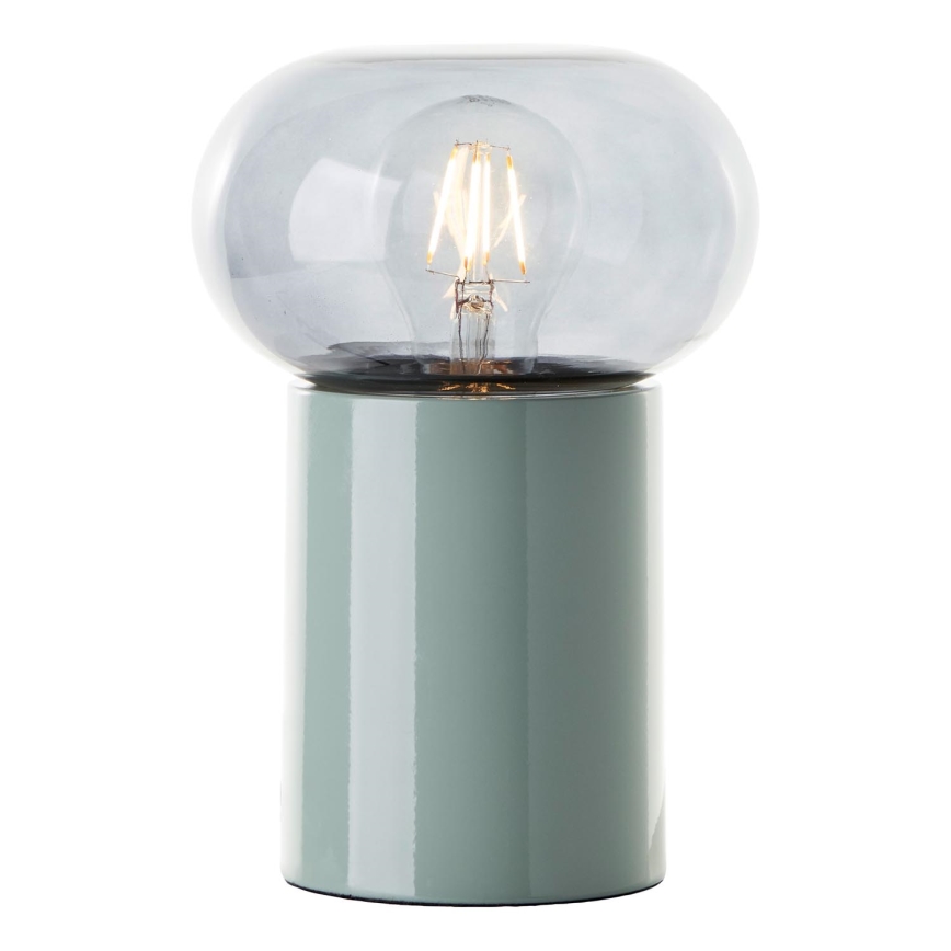 Brilliant - Lampe de table KNUT 1xE27/25W/230V vert/transparent