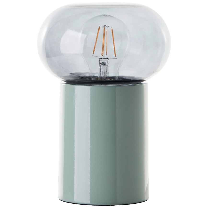 Brilliant - Lampe de table KNUT 1xE27/25W/230V vert/transparent