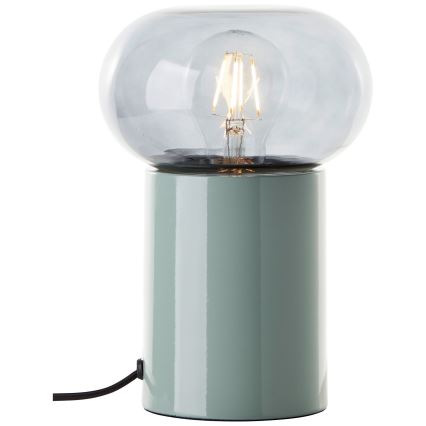 Brilliant - Lampe de table KNUT 1xE27/25W/230V vert/transparent