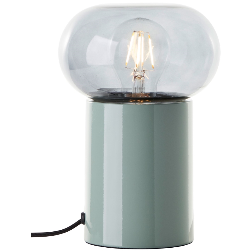 Brilliant - Lampe de table KNUT 1xE27/25W/230V vert/transparent