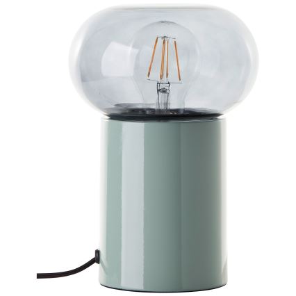 Brilliant - Lampe de table KNUT 1xE27/25W/230V vert/transparent