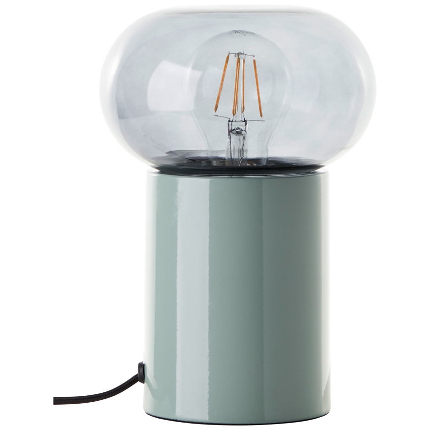 Brilliant - Lampe de table KNUT 1xE27/25W/230V vert/transparent