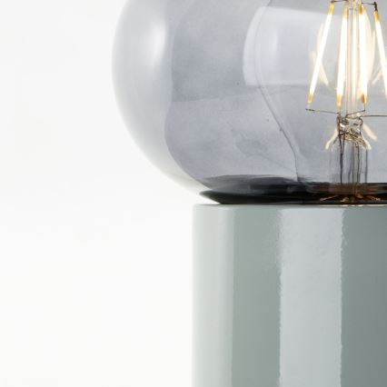 Brilliant - Lampe de table KNUT 1xE27/25W/230V vert/transparent